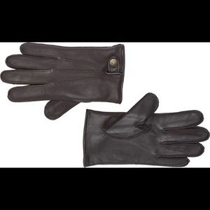 UGG AUSTRALIA UGG Snap Smart Gloves large Brown NEW